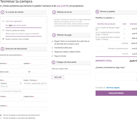 Cómo doblar las ventas de tu ecommerce 14 Ejemplo de checkout